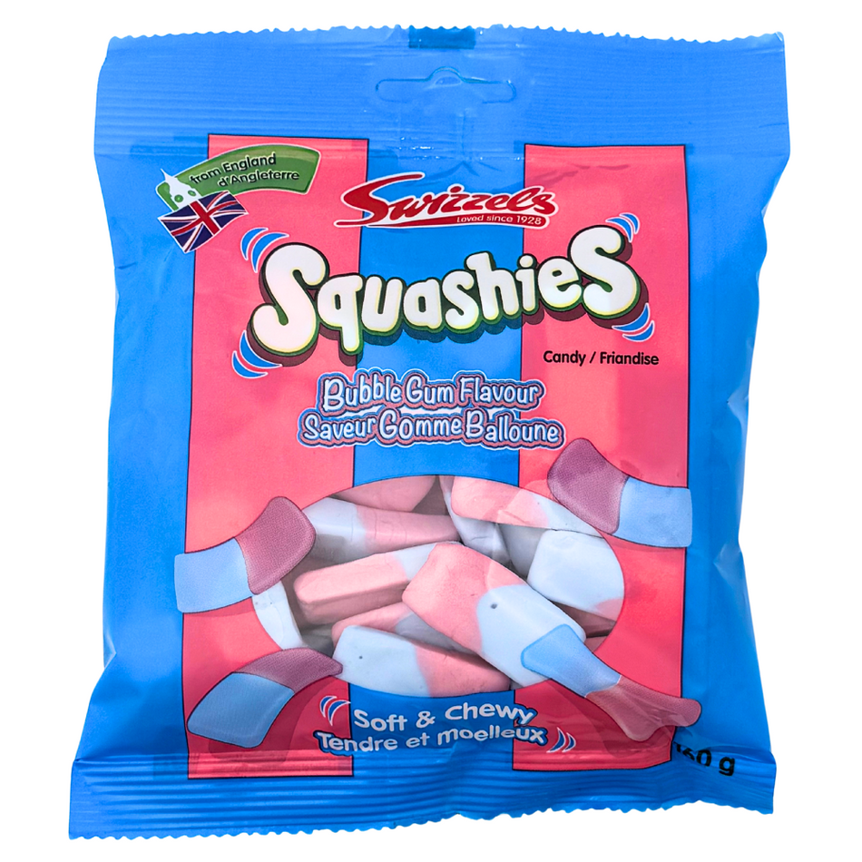 Swizzels Squashies Bubble Gum Flavour - 160 g