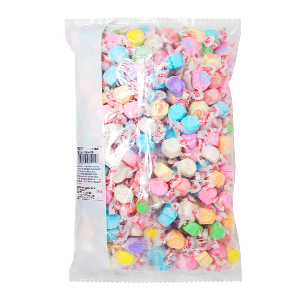 Salt Water Taffy Assorted - 2.27 kg (5lb)  Nutrition Facts Ingredients