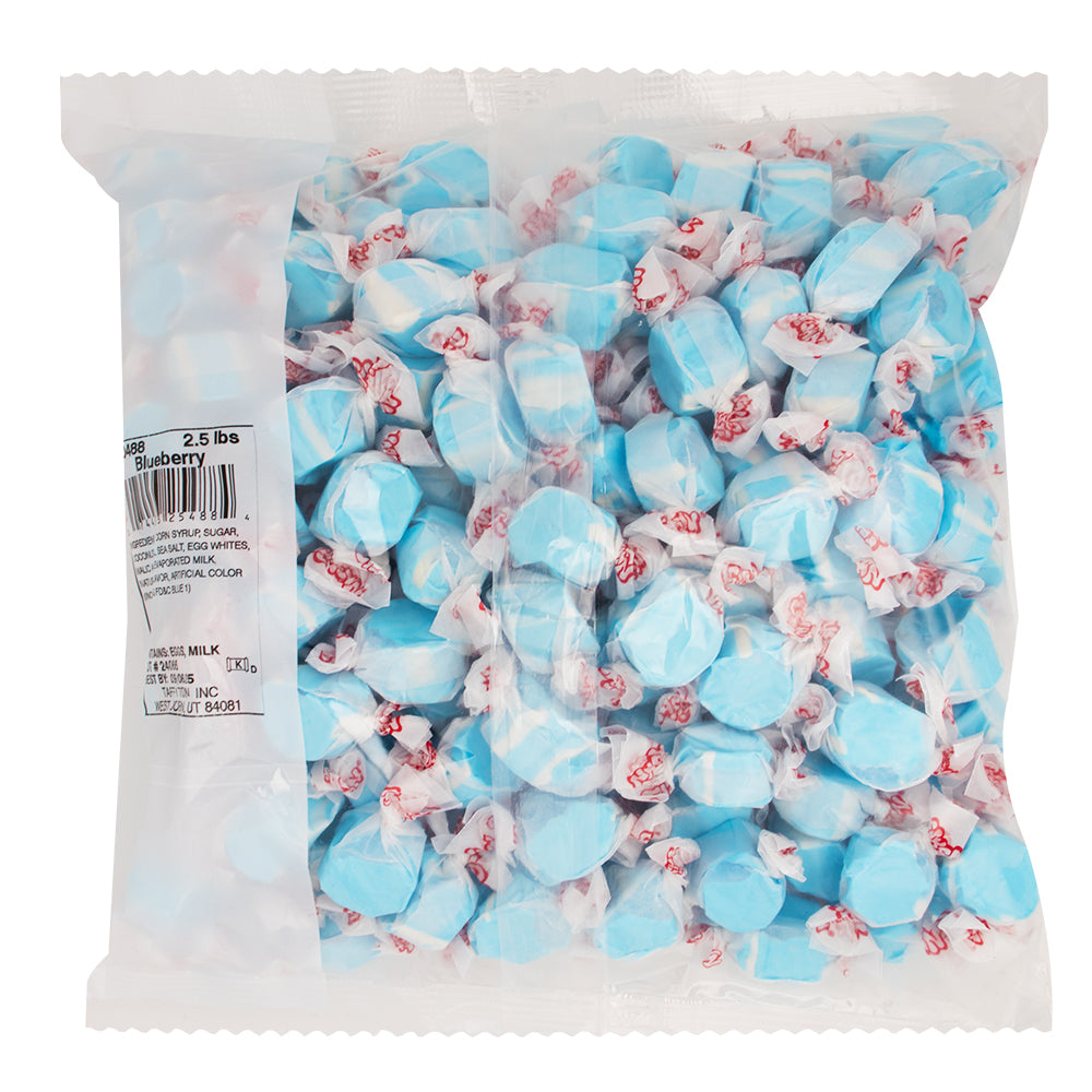 Salt Water Taffy-Blueberry - 2.5lb  Nutrition Facts Ingredients