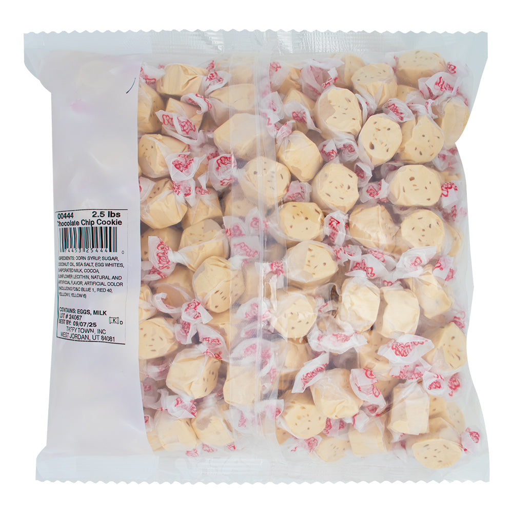 Salt Water Taffy Chocolate Chip Cookie 2.5lb  Nutrition Facts Ingredients