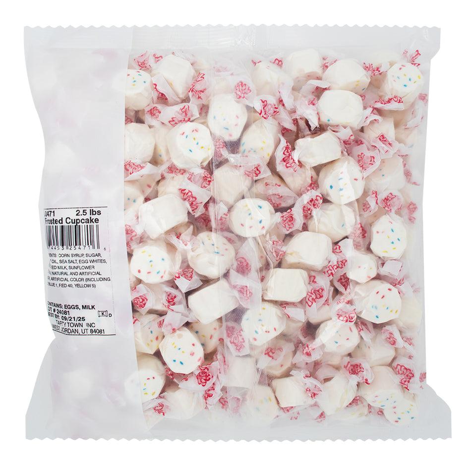 Salt Water Taffy Frosted Cupcake - 2.5lb  Nutrition Facts Ingredients