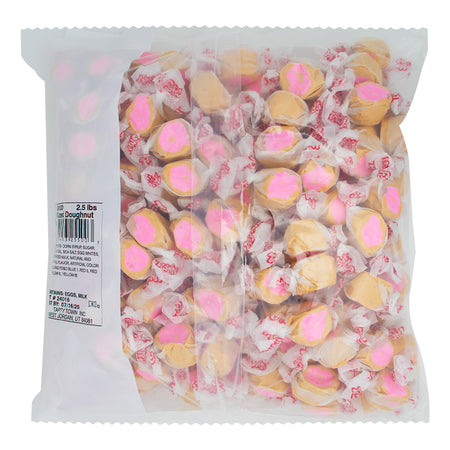 Taffy Town Salt Water Taffy - Glazed Doughnut - 2.5lbs  Nutrition Facts Ingredients