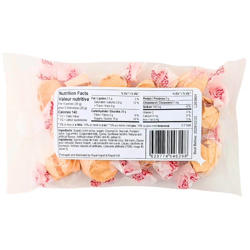 Taffy Town Pumpkin Pie Taffy - 90g
