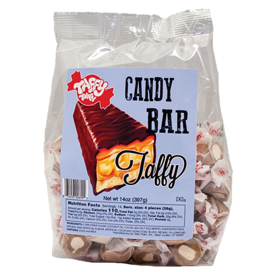 Taffy Town Salt Water Taffy Candy Bar - 397g
