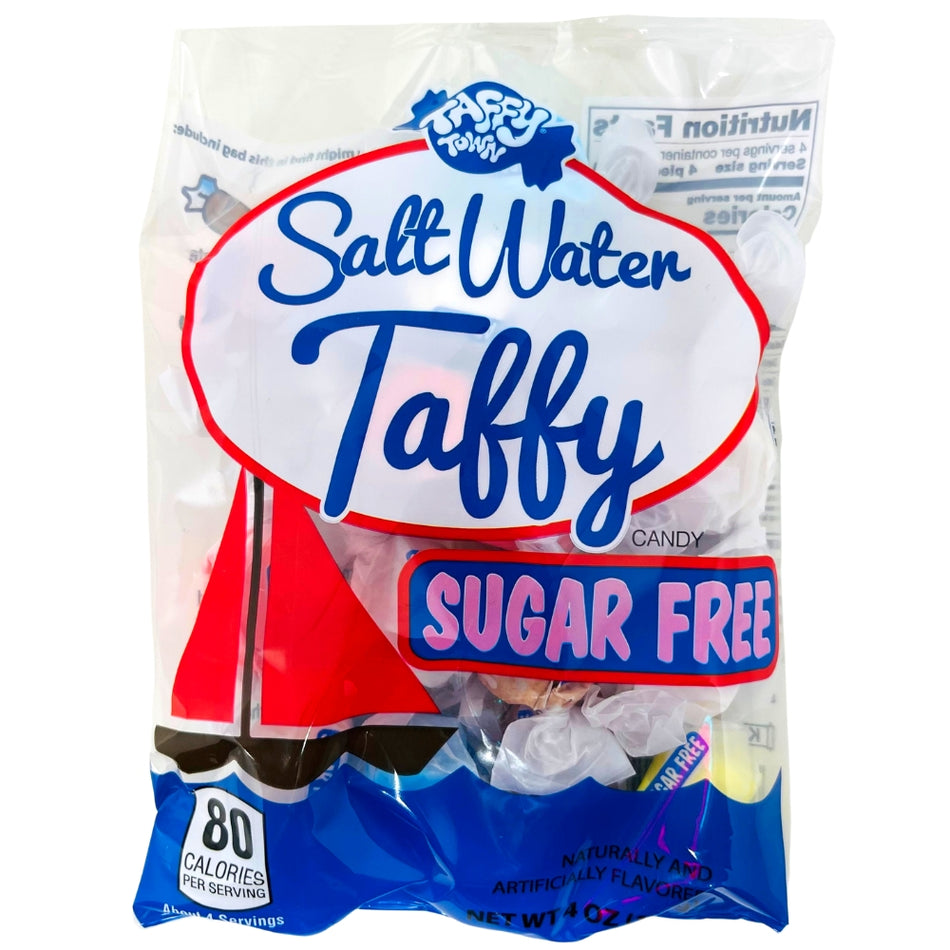 Taffy Town Assorted Lite Sugar Free Taffy - 4oz