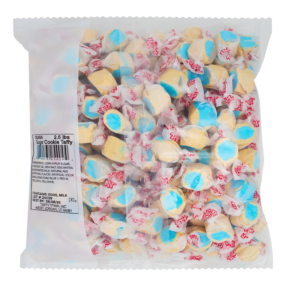 Salt Water Taffy Sugar Cookies - 2.5lb  Nutrition Facts Ingredients