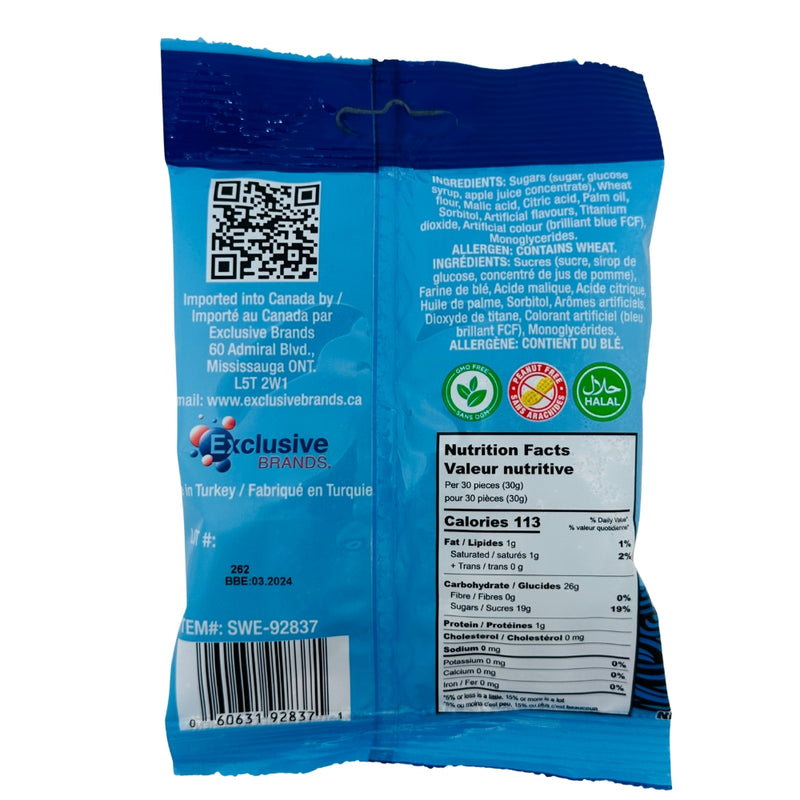 Candy Raspberry 80g Tajubo Sour String Blue Raspberry - 80g | Candy Funhouse