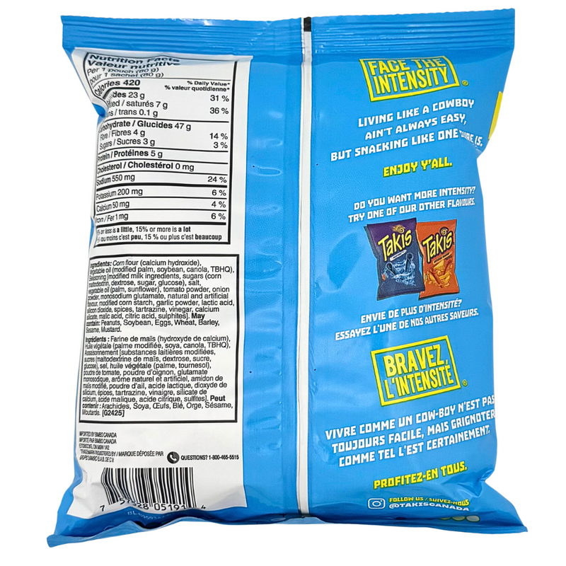 Takis Buckin' Ranch Non-Spicy - 80g