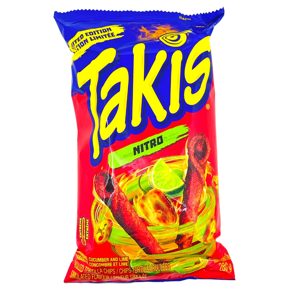 Takis Nitro - 280g -Takis - Takis Chips - Nitro Takis - Limon Chips