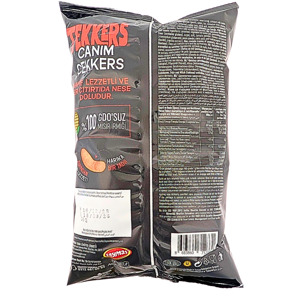 Tekkers Tomato Ketchup Corn Puffs (Turkey) - 25g
