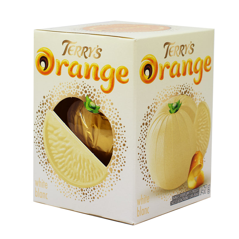 Terry's Chocolate Orange White Chocolate Ball - 147g-Chocolate orange-White chocolate-British chocolate