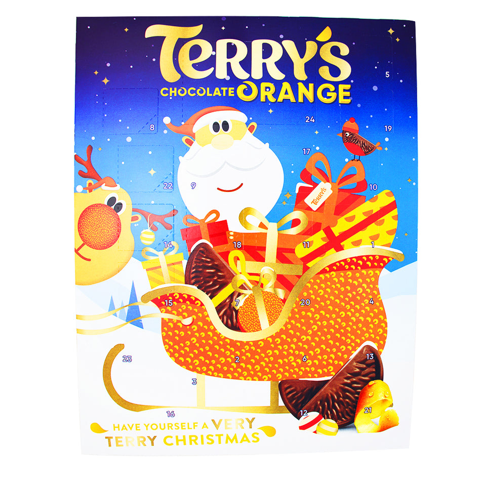 Terry's Chocolate Orange Advent Calendar - 160g - British Chocolate