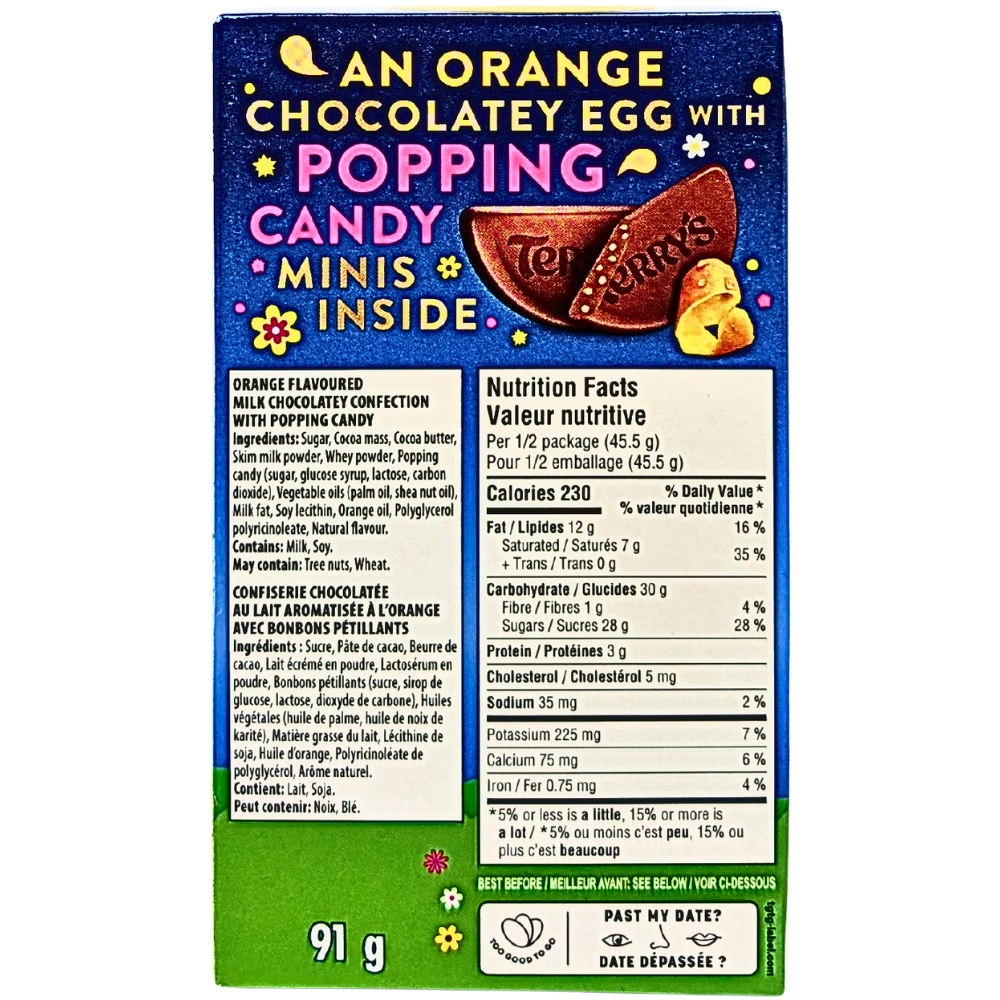 Terry's Chocolate Orange Minis Exploding Candy - 91g