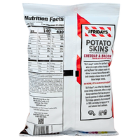 TGI Fridays Potato Skins Cheddar & Bacon - 3oz