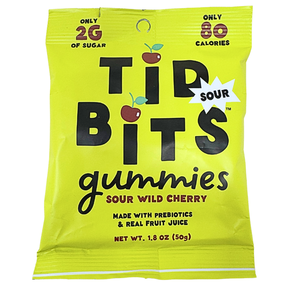Tid Bits Gummies Sour Wild Cherry - 1.8oz
