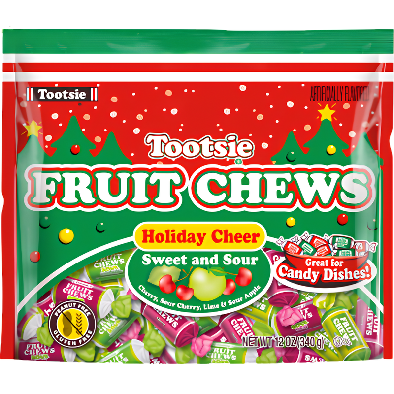 Tootsie Fruit Chews Holiday Cheer - 12oz