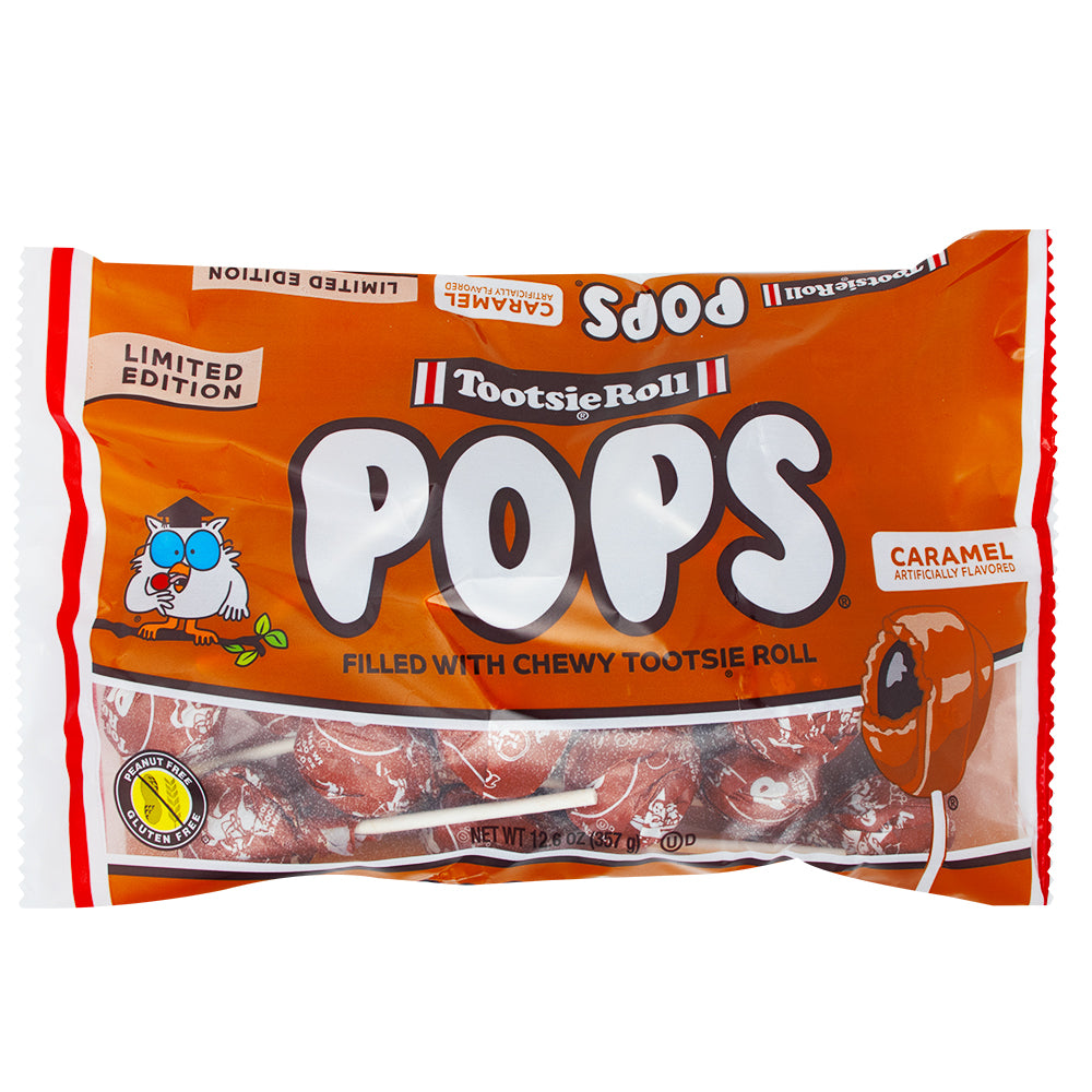 Halloween Tootsie Pops Caramel Limited Edition - 12.6oz