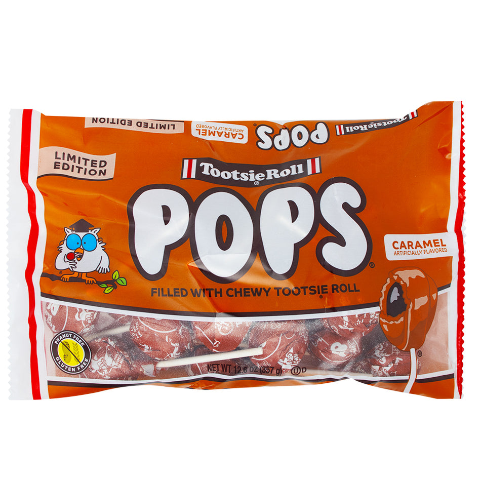 Halloween Tootsie Pops Caramel Limited Edition - 12.6oz