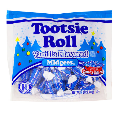 Tootsie Roll Vanilla Midgees - 12oz -Old Fashioned Candy --Stocking Stuffer Ideas 