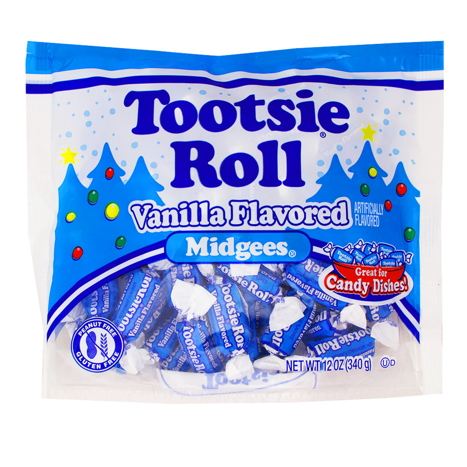 Tootsie Roll Vanilla Midgees - 12oz -Old Fashioned Candy --Stocking Stuffer Ideas 