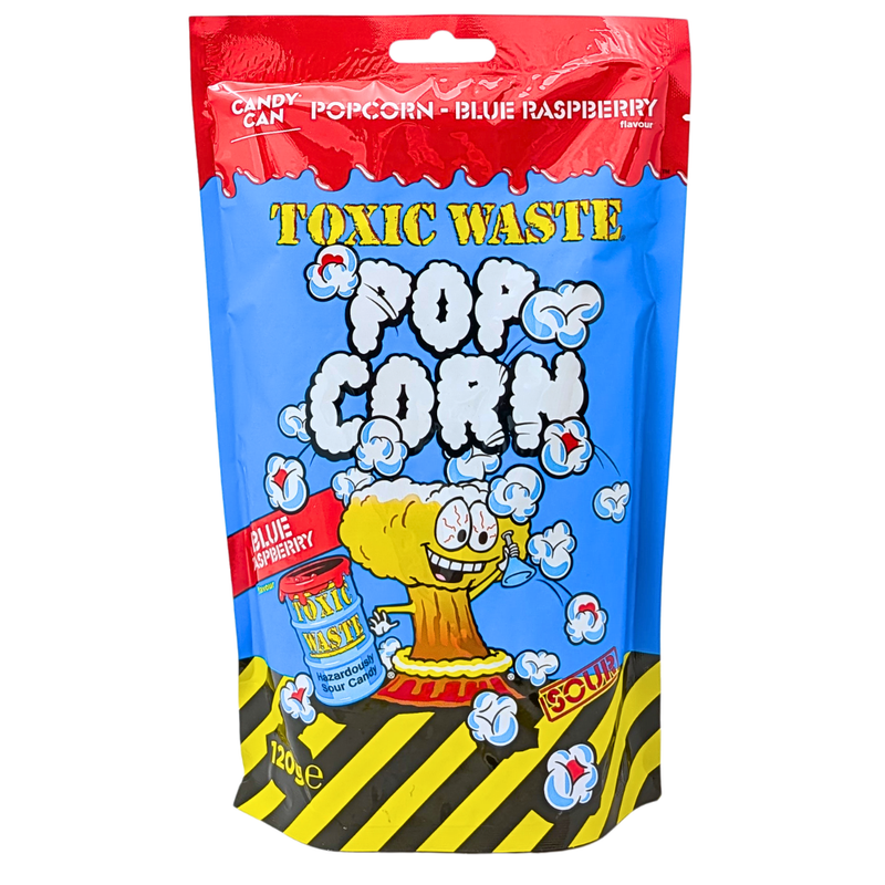 Toxic Waste Blue Raspberry Popcorn (UK) - 120g