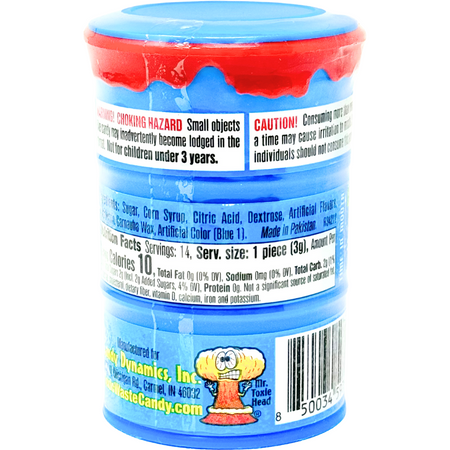 Toxic Waste Blue Sour Candy Drums - 48g