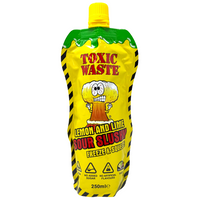 Toxic Waste Lemon & Lime Slushy Pouch - 250ml