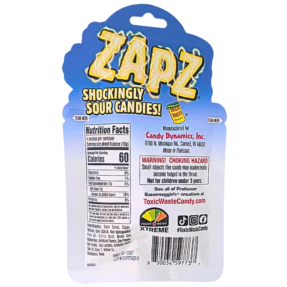 Toxic Waste ZAPZ - 60g