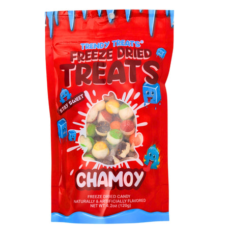 Trendy Treats Freeze Dried Chamoy Skittles - 4oz -Freeze Dried Candy - Mexican Candy