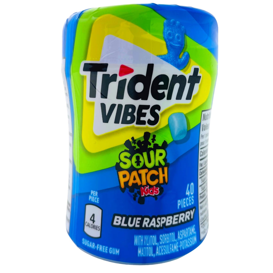 Trident Vibes Sour Patch Kids Blue Raspberry - 40pcs