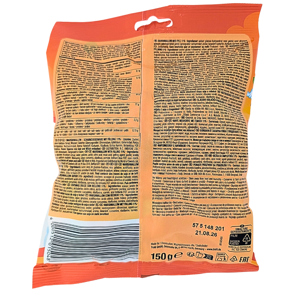 Trolli Peach Mallow Filled Marshmallow (Germany) - 150g