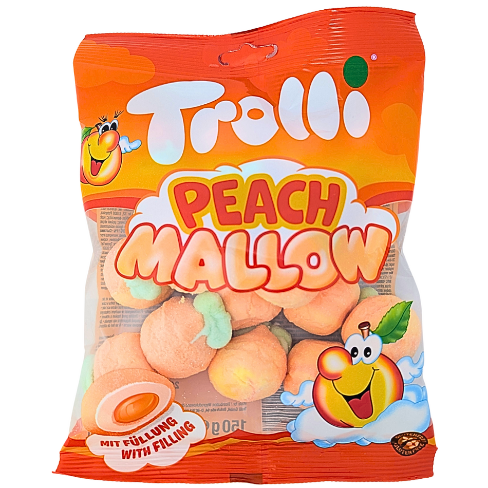 Trolli Peach Mallow Filled Marshmallow (Germany) - 150g