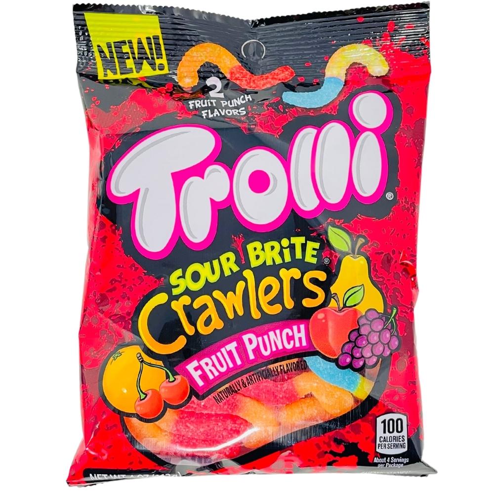Trolli Sour Brite Crawlers Fruit Punch, Trolli Sour Brite Crawlers Fruit Punch, Tangy gummies, Carnival for your mouth, Sweet and sour flavors, Fruity bliss, Chewy crawler delight, Burst of fruit punch, Tangy kick, Burst of flavor, Joyous flavor ride, trolli, trolli candy, trolli sour brite, sour candy, trolli sour brite crawlers fruit punch