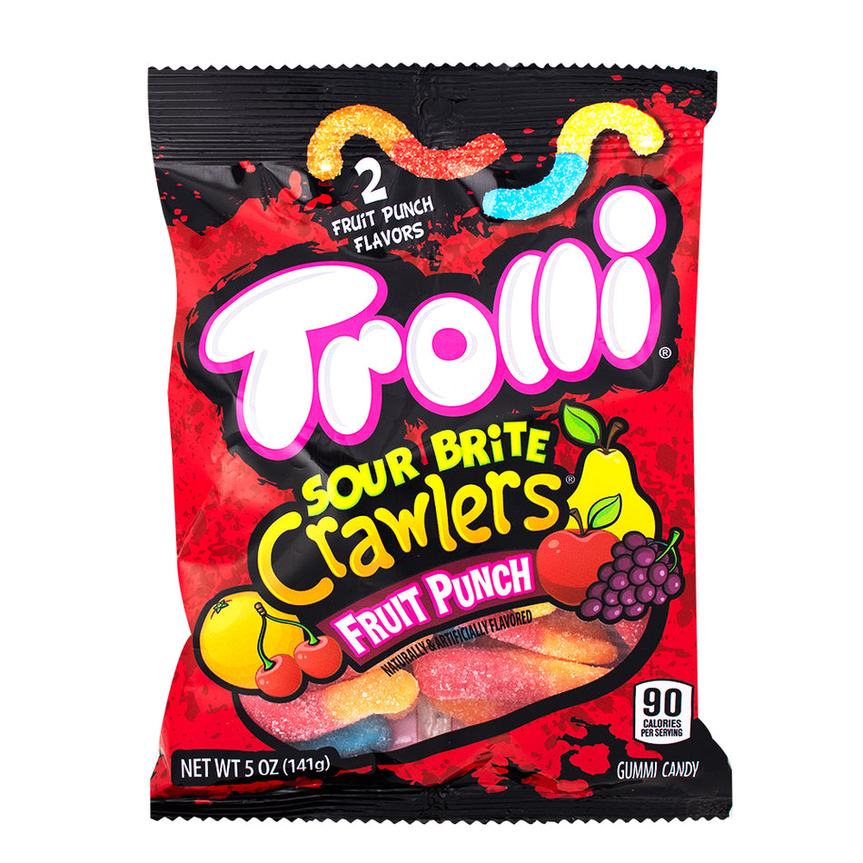 Trolli Sour Brite Crawlers Fruit Punch - 5oz