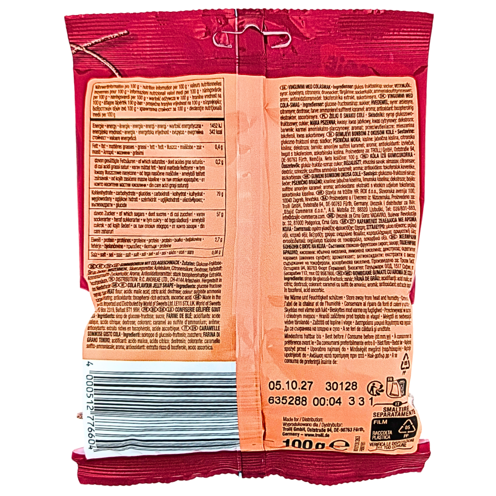 Trolli Spaghettini Sour Cola - 100g