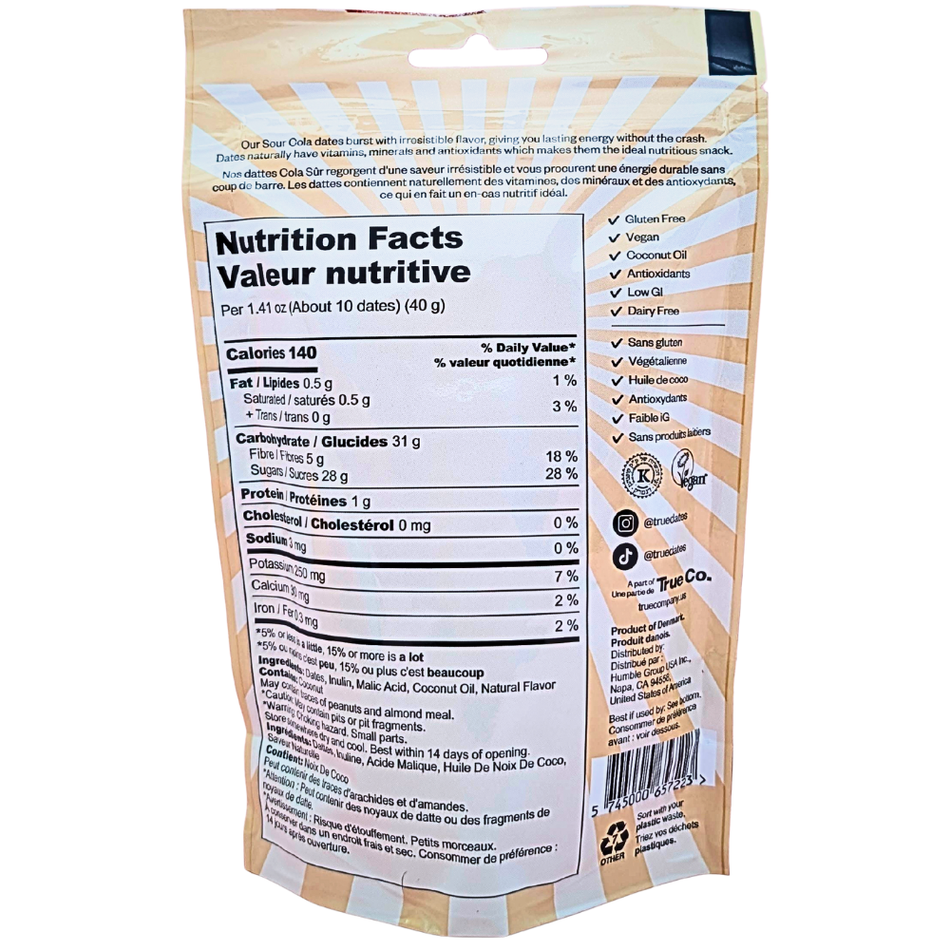 True Dates Sour Cola - 100g