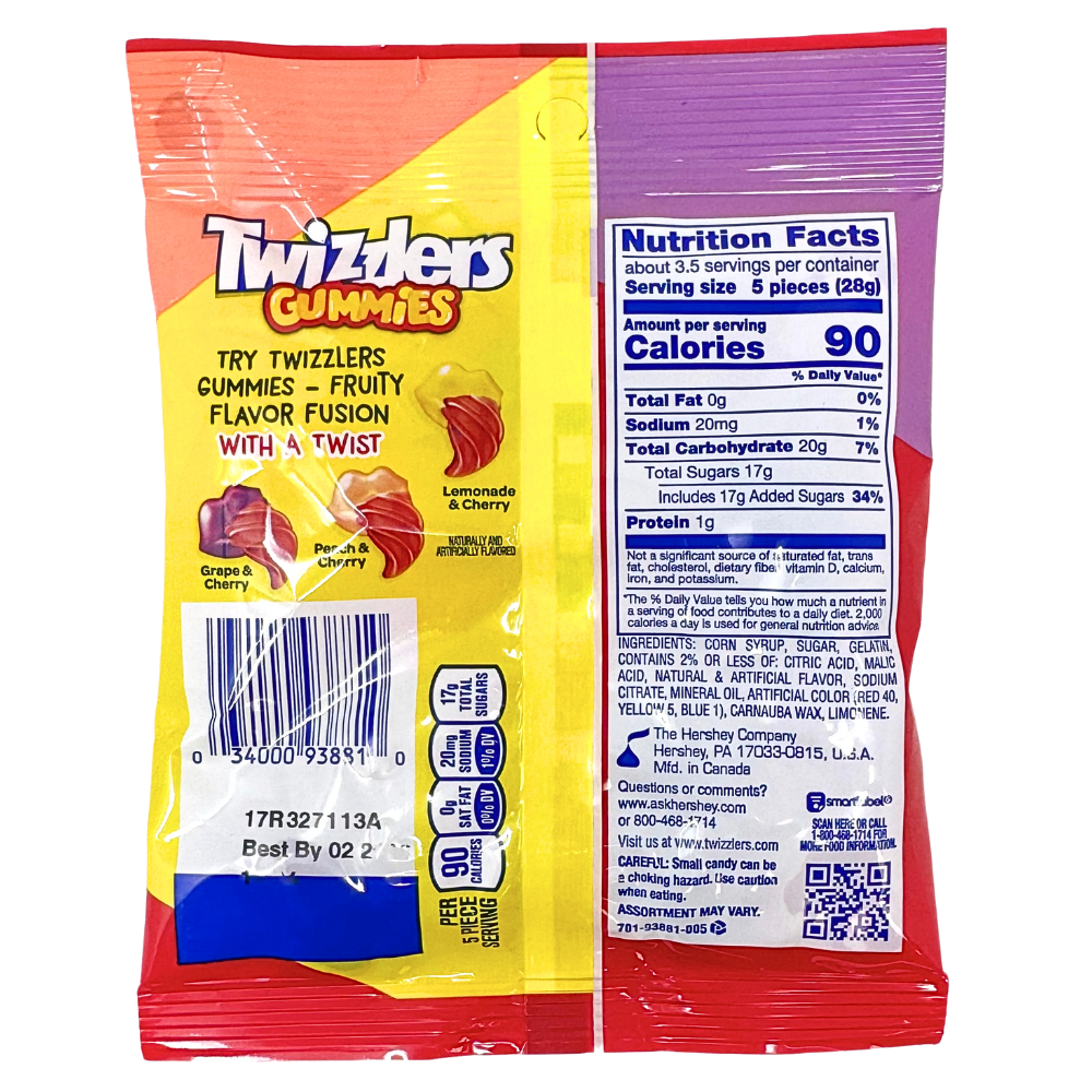 Twizzlers Gummies Original - 3.6oz
