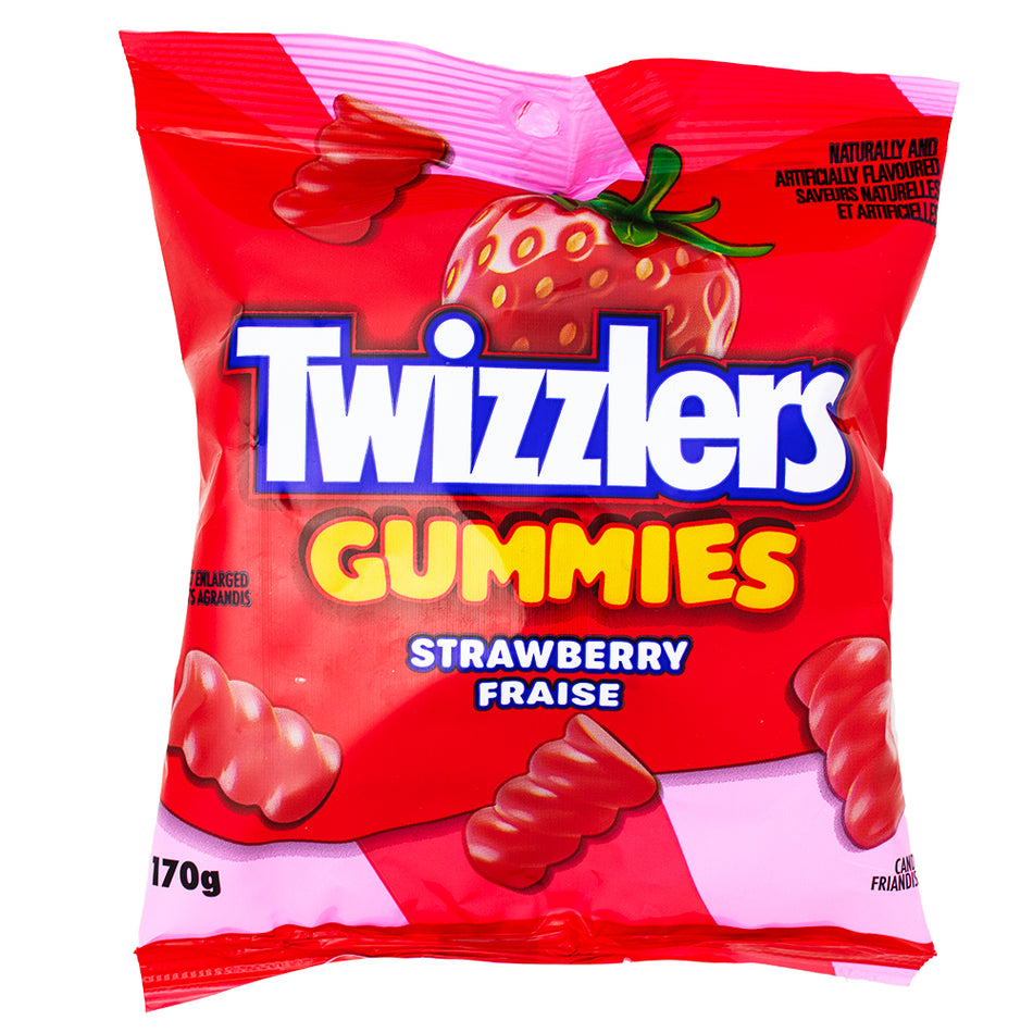 Twizzlers Gummies Strawberry - 170g - Gummy Candy from Twizzlers - Twizzlers Candy
