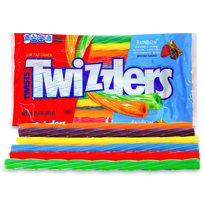Twizzlers Twists Rainbow Candy - 12.4oz - Twizzlers - Licorice Candy