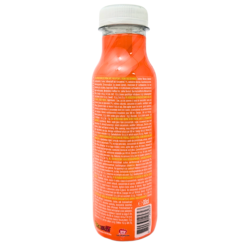 Ultrapop Soda Dragon Ball Z Goku Strawberry (UK) - 330mL