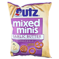 UTZ Mixed Minis Garlic Butter Pretzels - 4oz