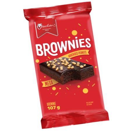 Vachon Mega Brownies Peanut Single Serving - 107g