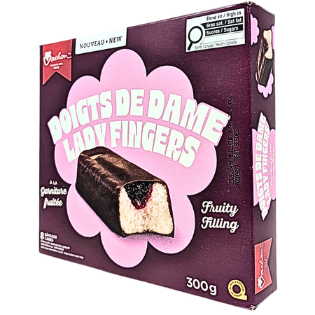 Vachon Lady Fingers Fruity Filling 8 Cakes - 300g