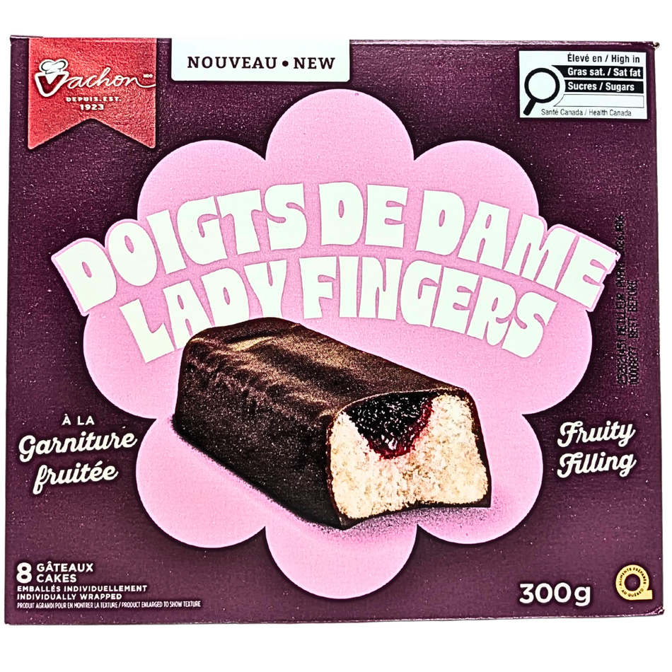 Vachon Lady Fingers Fruity Filling 8 Cakes - 300g