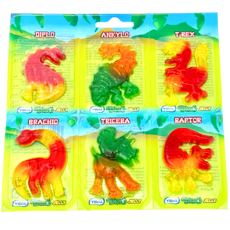 Vidal Dino Gummi 6pk - 66g