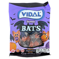 Vidal Gummi Bats Peach & Blackcurrant - 3.5oz