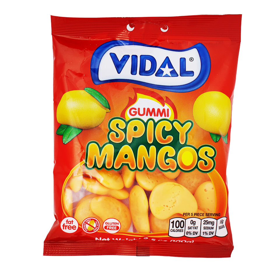 Vidal Filled Spicy Mango - 3.5oz - Spicy Candy - Gummies
