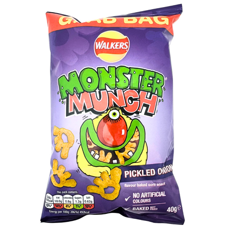 Walkers Monster Munch Pickled Onion (UK) - 40g