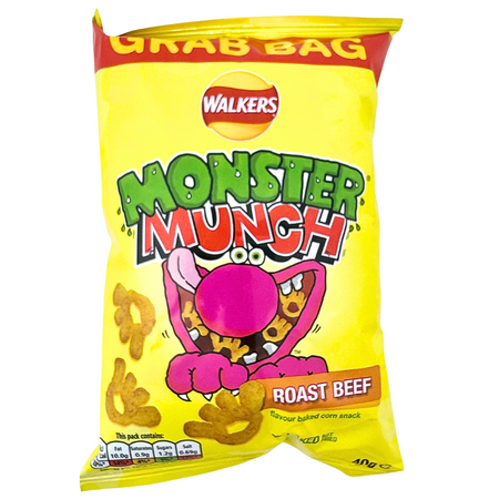 Walkers Monster Munch Roast Beef (UK) - 40g