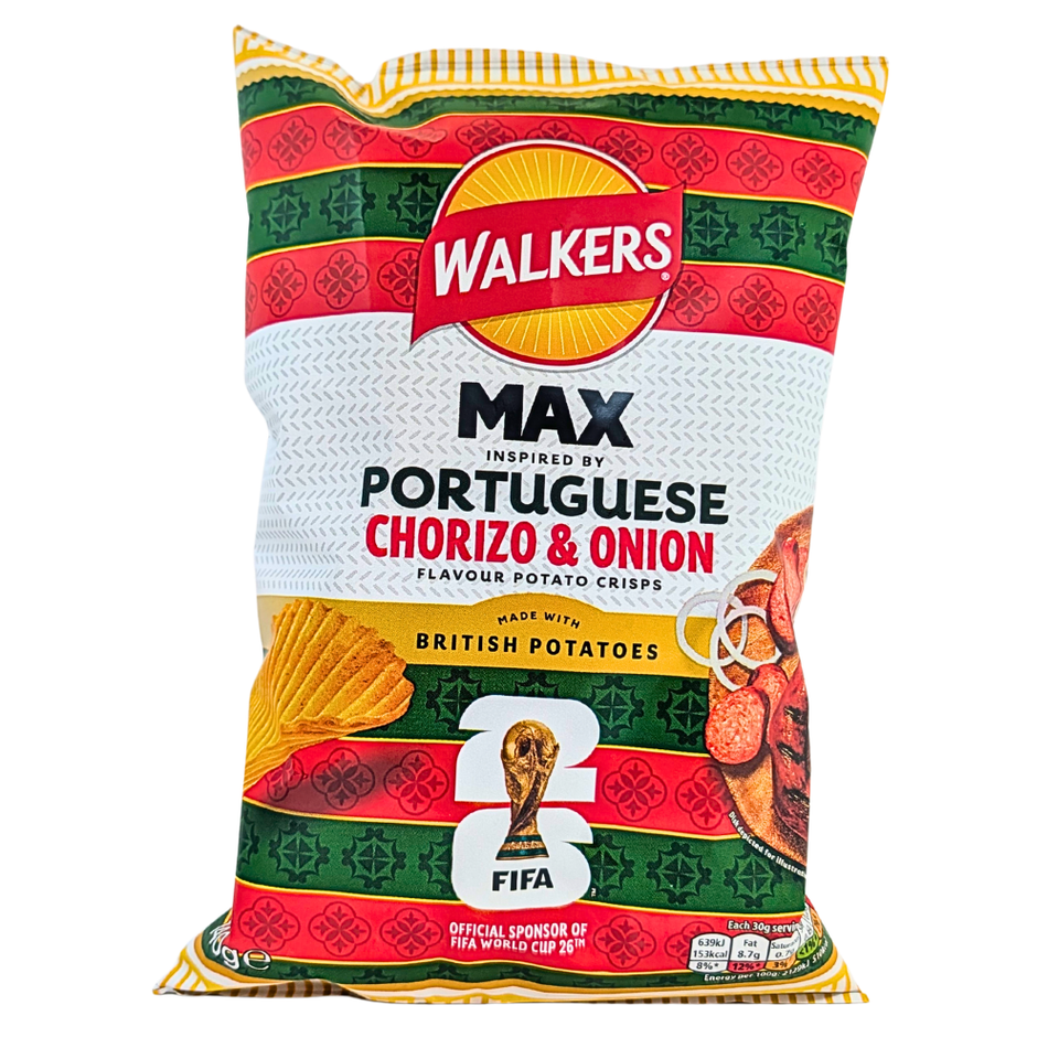 Walkers Portuguese Chorizo & Onion (UK) - 140g